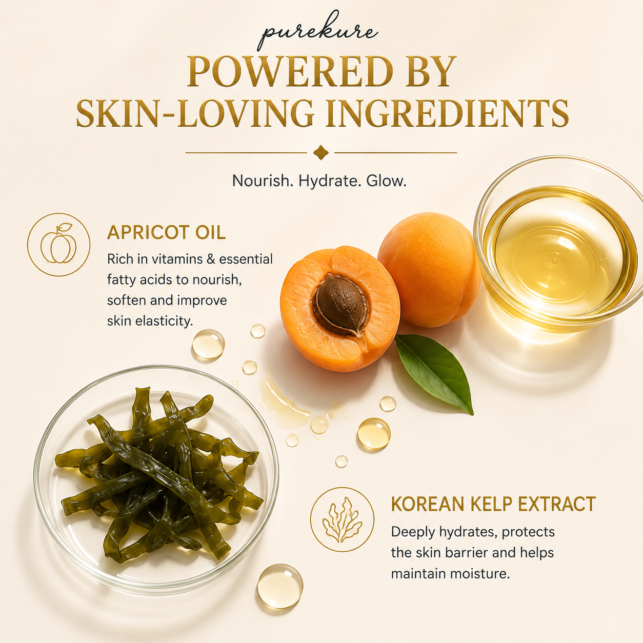 Apricot + Korean Kelp Moisturizing Oil with Natural Ceramides (30ml)