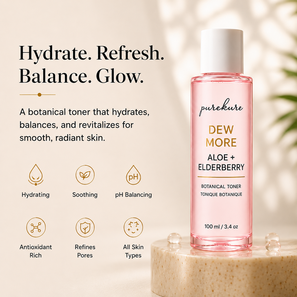 Elderberry + Aloe Toner (100ml)