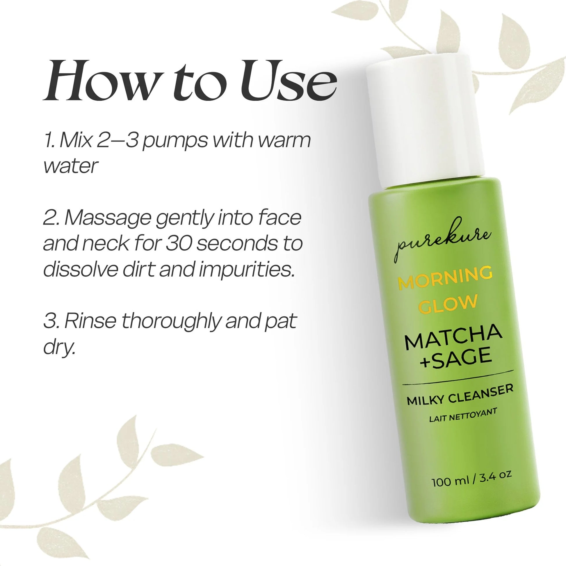 Matcha + Hyaluronic Detox Cleanser (100ml)