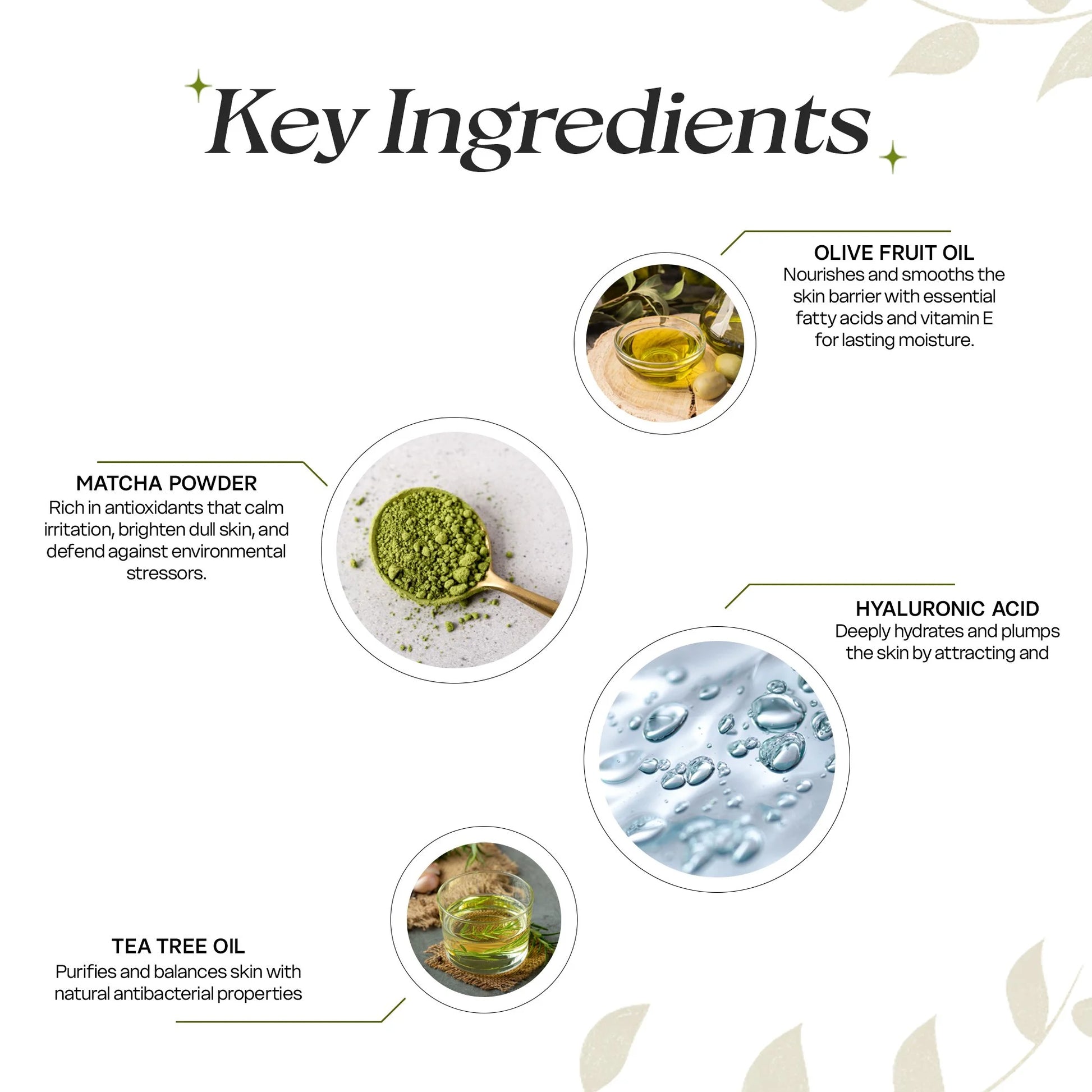 Matcha + Hyaluronic Detox Cleanser (100ml)